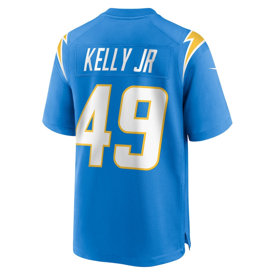 John Kelly Jr. 49 Los Angeles Chargers Team Game Men Jersey - Powder Blue JS9824 Saliibo - Image 3