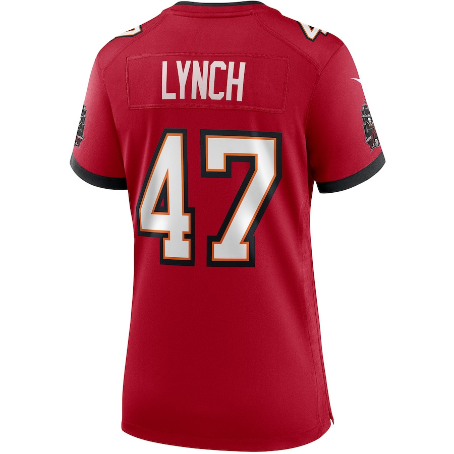 John Lynch 47 Tampa Bay Buccaneers Women Game Retired Jersey - Red JS7099 Saliibo - Image 3