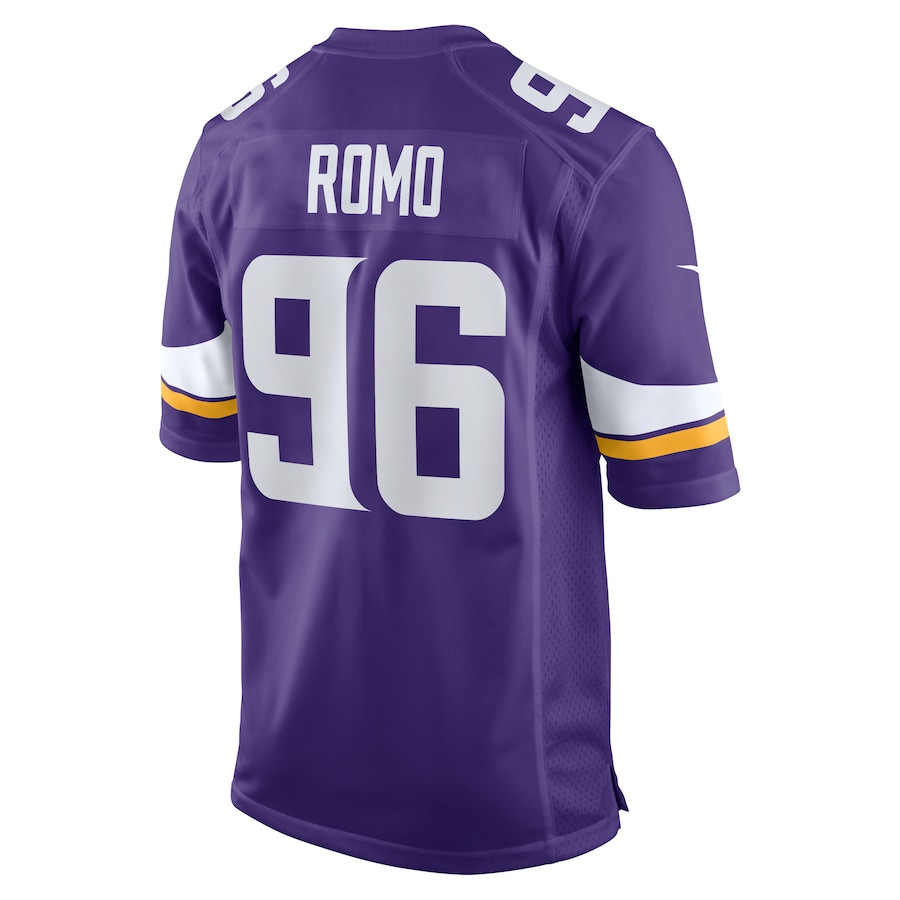 John Parker Romo 96 Minnesota Vikings Game Men Jersey - Purple JS7715 Saliibo - Image 3