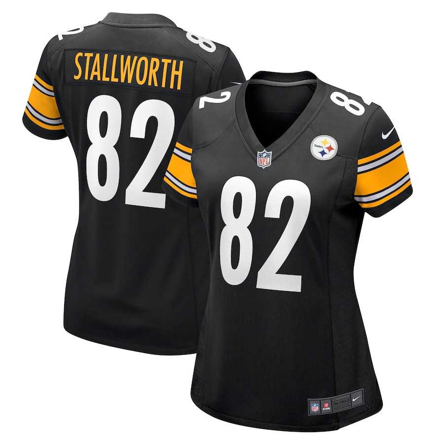 John Stallworth 82 Pittsburgh Steelers Women Retired Jersey - Black JS4701 Saliibo