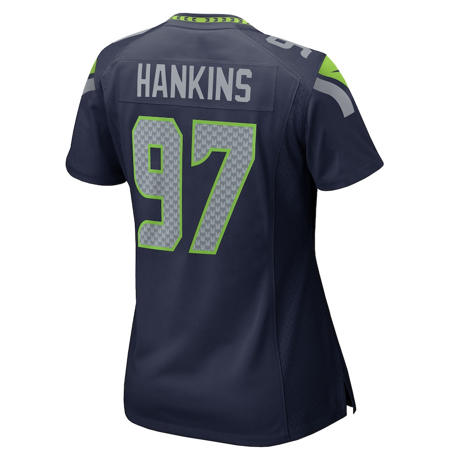Johnathan Hankins 97 Seattle Seahawks Women's Team Game Jersey - College Navy JS8618 Saliibo - Image 3