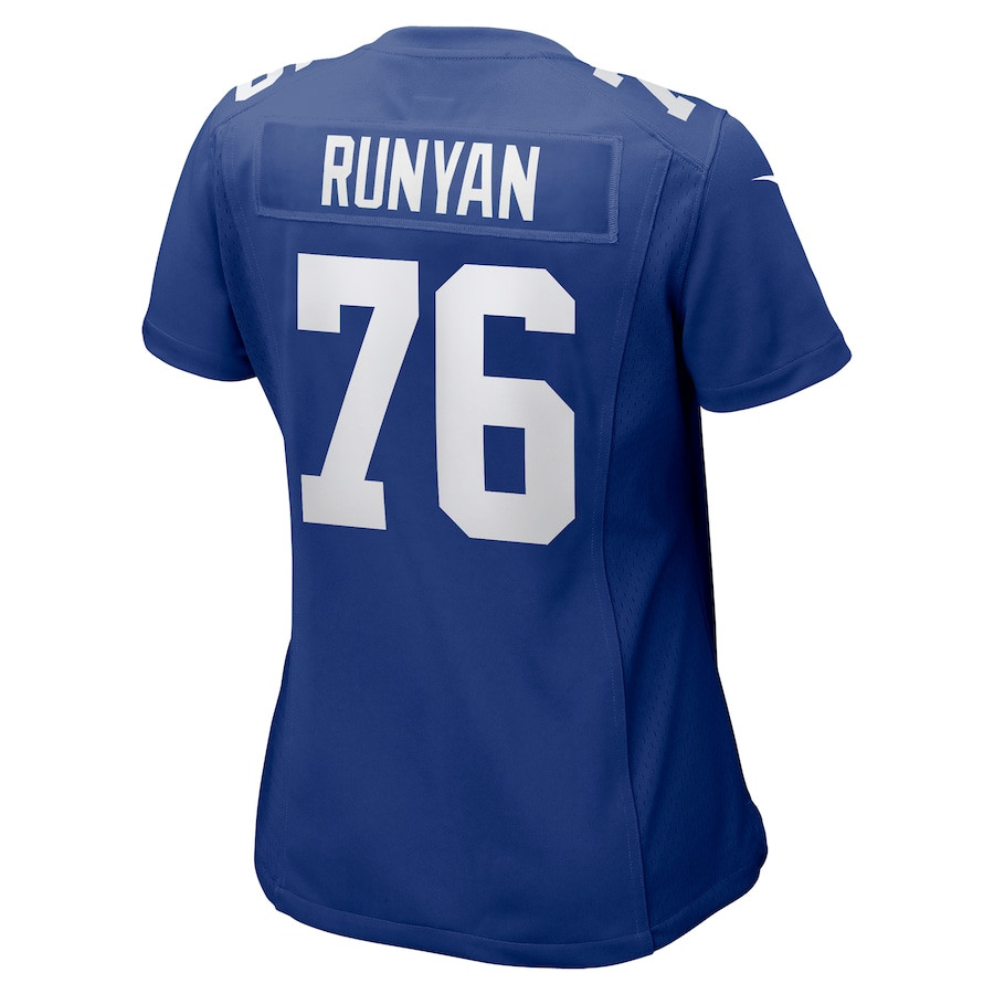Jon Runyan 76 New York Giants Women's Game Jersey - Royal JS6932 Saliibo - Image 3