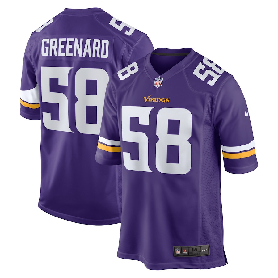 Jonathan Greenard 58 Minnesota Vikings Team Game Men Jersey - Purple JS2693 Saliibo