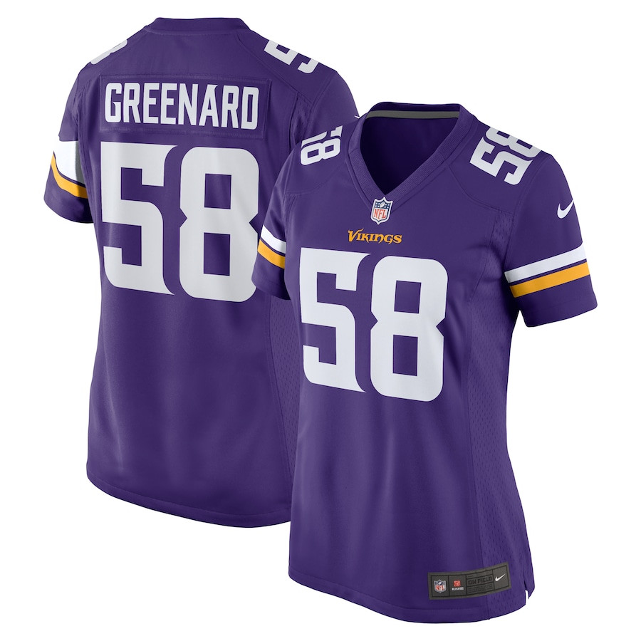 Jonathan Greenard 58 Minnesota Vikings Women's Game Jersey - Purple JS5987 Saliibo