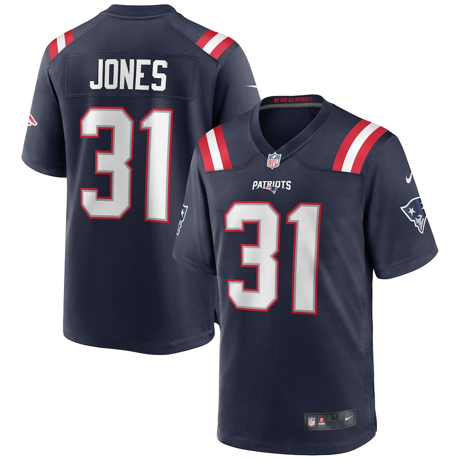 Jonathan Jones 31 New England Patriots Men Game Jersey - Navy JS6231 Saliibo