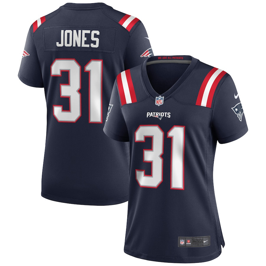 Jonathan Jones 31 New England Patriots Women Game Jersey - Navy JS3101 Saliibo