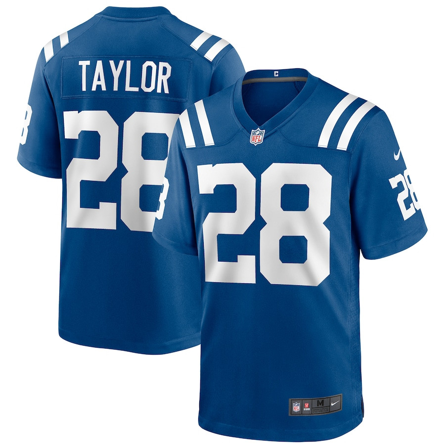 Jonathan Taylor 28 Indianapolis Colts Player Game Men Jersey - Royal JS6240 Saliibo
