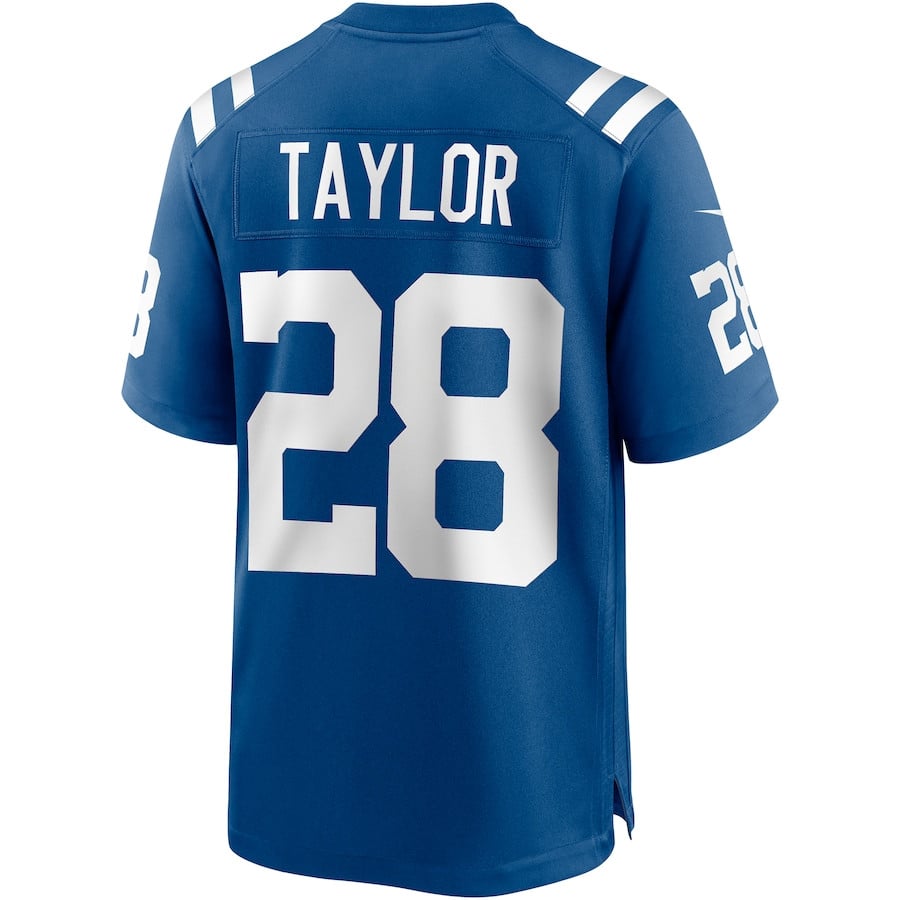 Jonathan Taylor 28 Indianapolis Colts Player Game Men Jersey - Royal JS6240 Saliibo - Image 3