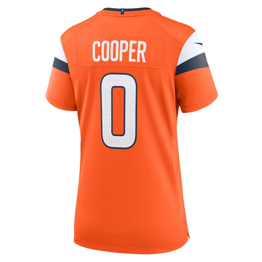 Jonathon Cooper 0 Denver Broncos Women's Team Game Jersey - Orange JS5863 Saliibo - Image 3