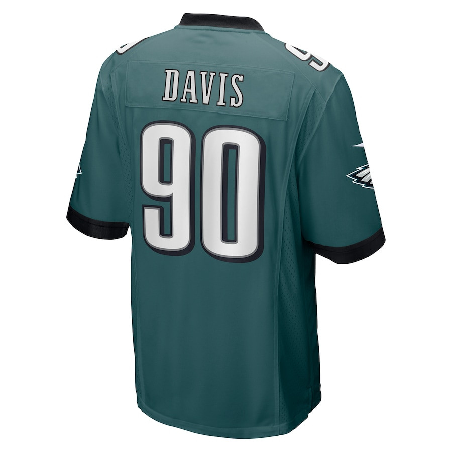 Jordan Davis 90 Philadelphia Eagles Men Game Jersey - Green JS7630 Saliibo - Image 3
