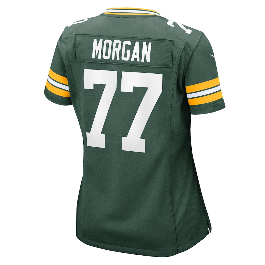 Jordan Morgan 77 Green Bay Packers Women's Game Jersey - Green JS7684 Saliibo - Image 3