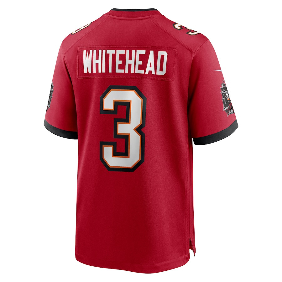Jordan Whitehead 3 Tampa Bay Buccaneers Game Men Jersey - Red JS1555 Saliibo - Image 3