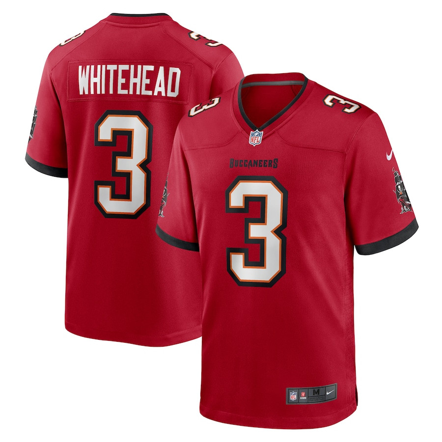 Jordan Whitehead 3 Tampa Bay Buccaneers Game Men Jersey - Red JS1555 Saliibo