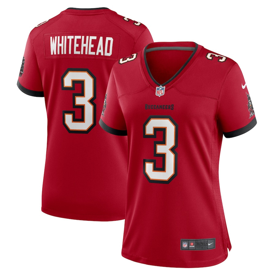 Jordan Whitehead 3 Tampa Bay Buccaneers Women's Game Jersey - Red JS4347 Saliibo