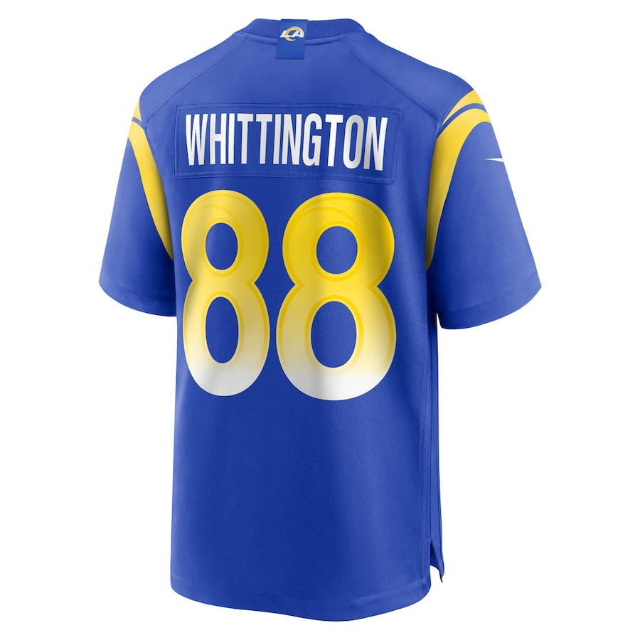 Jordan Whittington 88 Los Angeles Rams Team Game Men Jersey - Royal JS8841 Saliibo - Image 3