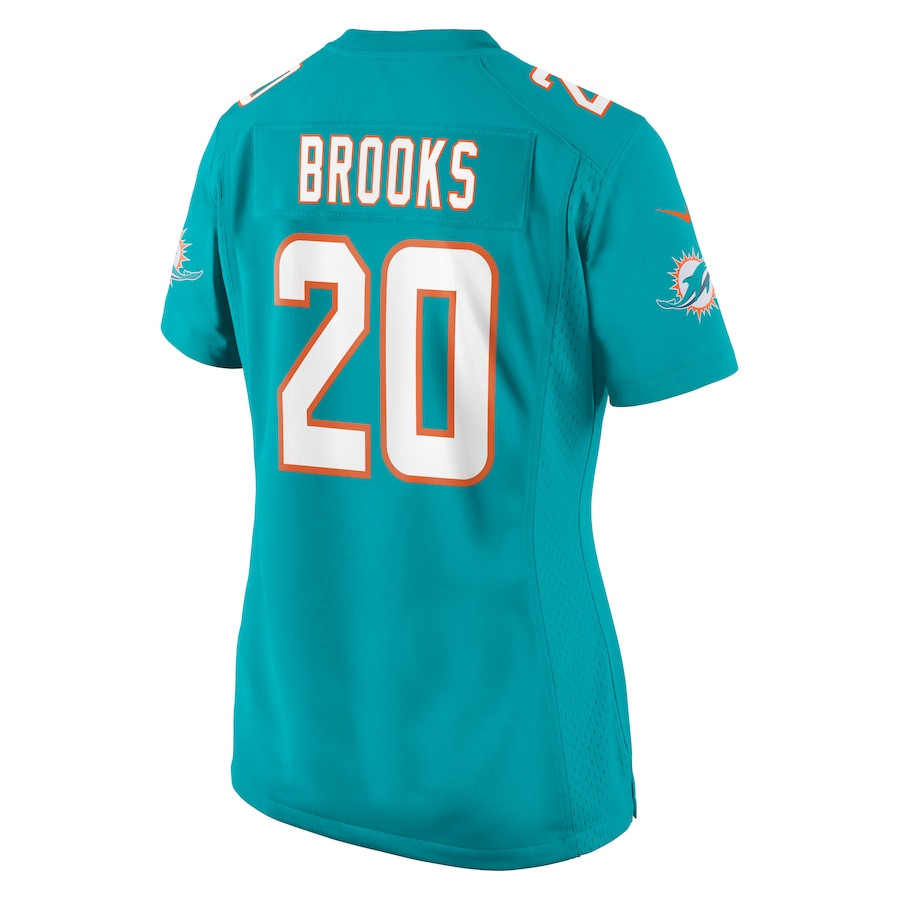 Jordyn Brooks 20 Miami Dolphins Women's Game Jersey - Aqua JS7323 Saliibo - Image 3