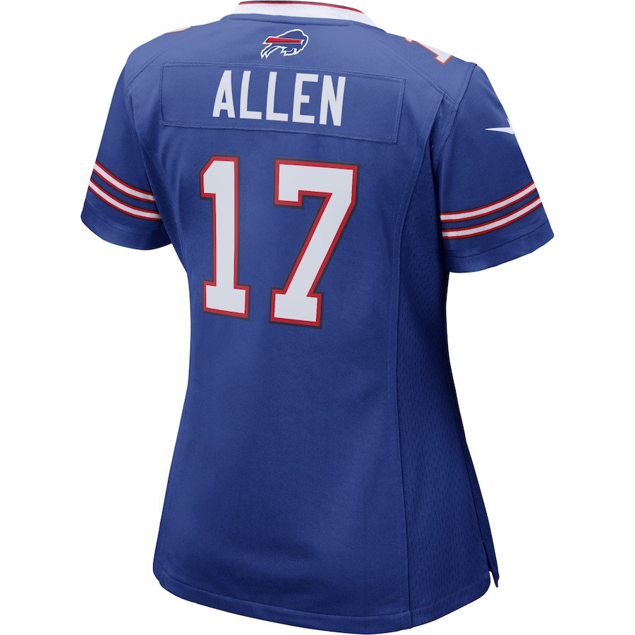 Josh Allen 17 Buffalo Bills Women Game Jersey - Royal JS9573 Saliibo - Image 3