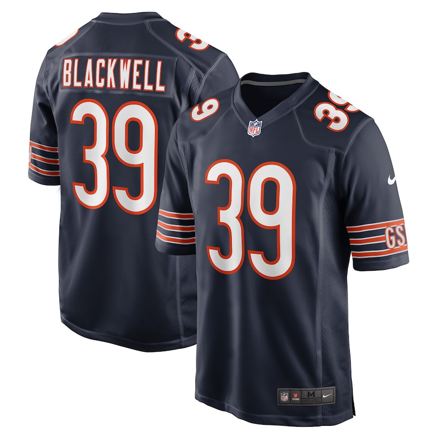 Josh Blackwell 39 Chicago Bears Game Men Jersey - Navy JS8855 Saliibo