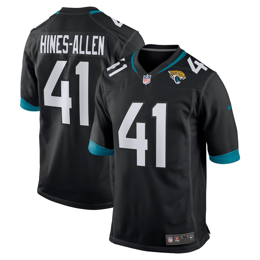 Josh Hines-Allen 41 Jacksonville Jaguars Alternate Player Game Men Jersey - Black JS9621 Saliibo