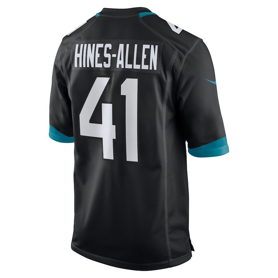 Josh Hines-Allen 41 Jacksonville Jaguars Alternate Player Game Men Jersey - Black JS9621 Saliibo - Image 3