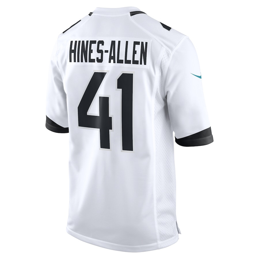 Josh Hines-Allen 41 Jacksonville Jaguars Player Game Men Jersey - White JS7280 Saliibo - Image 3