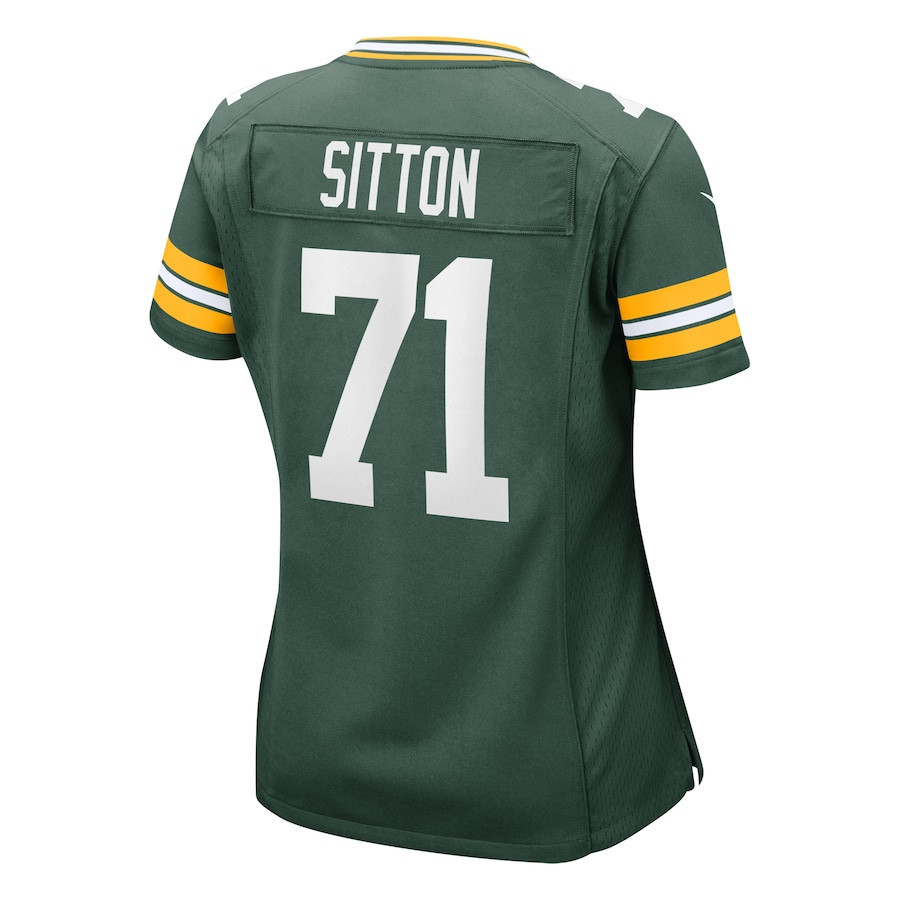 Josh Sitton 71 Green Bay Packers Women's Team Game Jersey - Green JS6136 Saliibo - Image 3