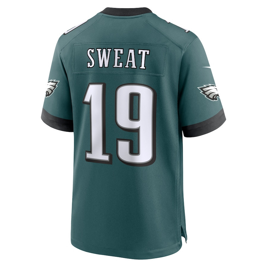 Josh Sweat 19 Philadelphia Eagles Team Game Men Jersey - Midnight Green JS4652 Saliibo - Image 3