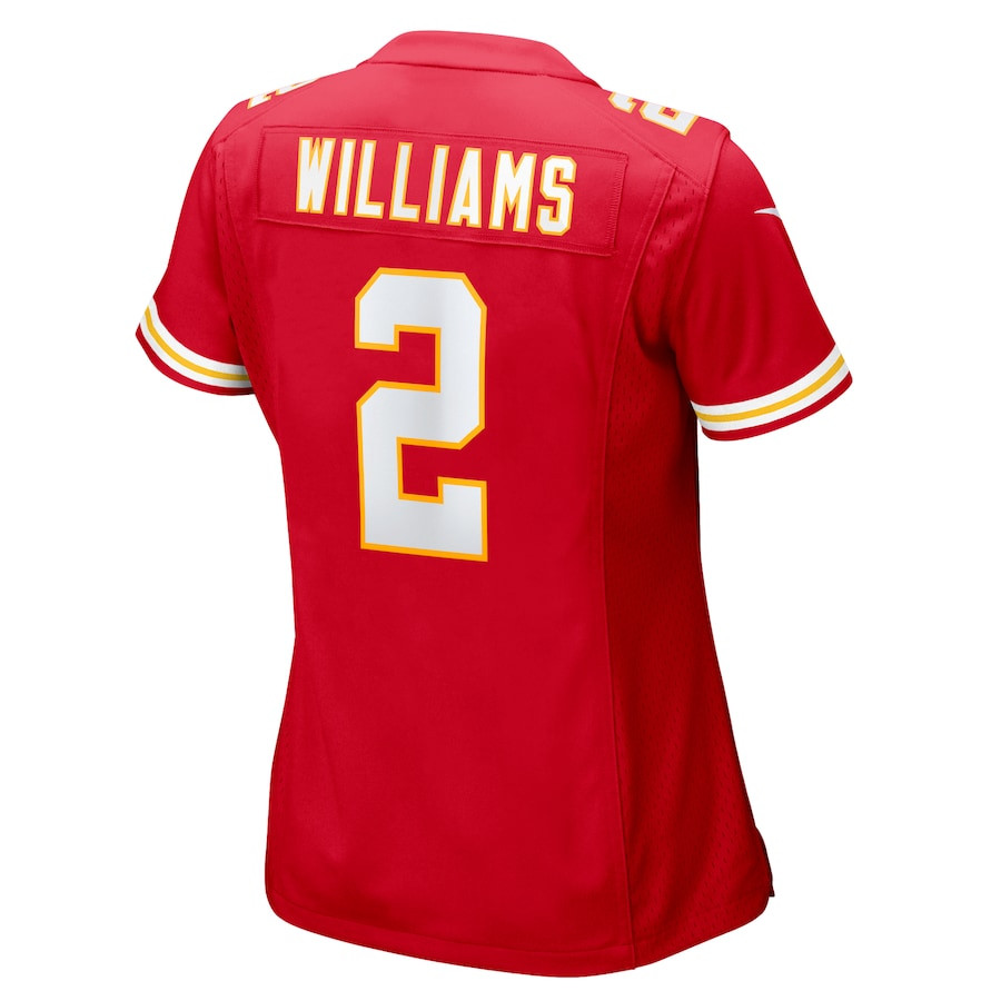 Joshua Williams 2 Kansas City Chiefs Women's Game Jersey - Red JS5612 Saliibo - Image 3