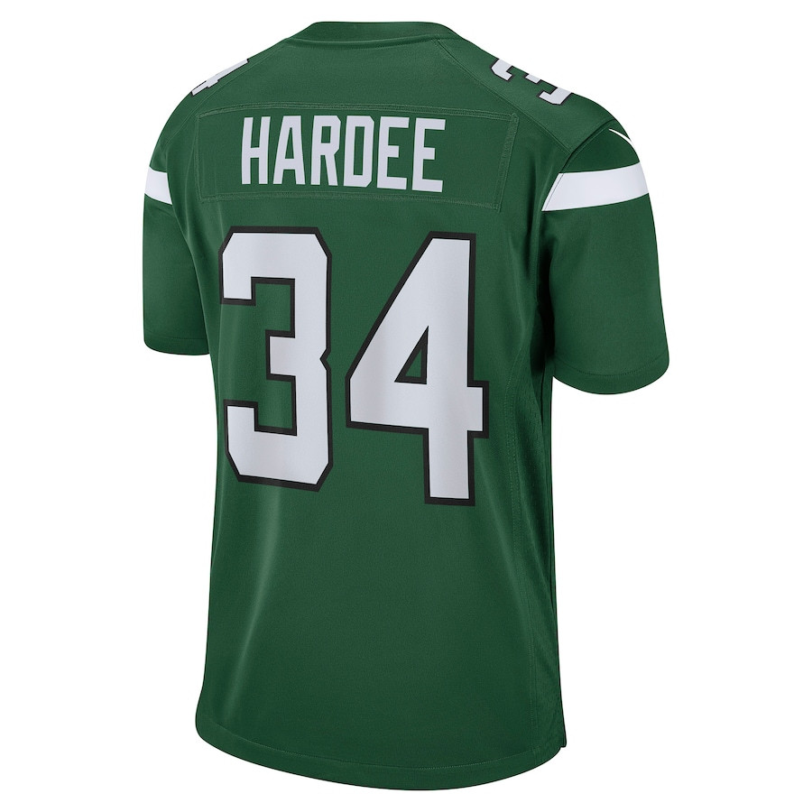 Justin Hardee 34 New York Jets Men Game Jersey - Gotham Green JS7672 Saliibo - Image 3