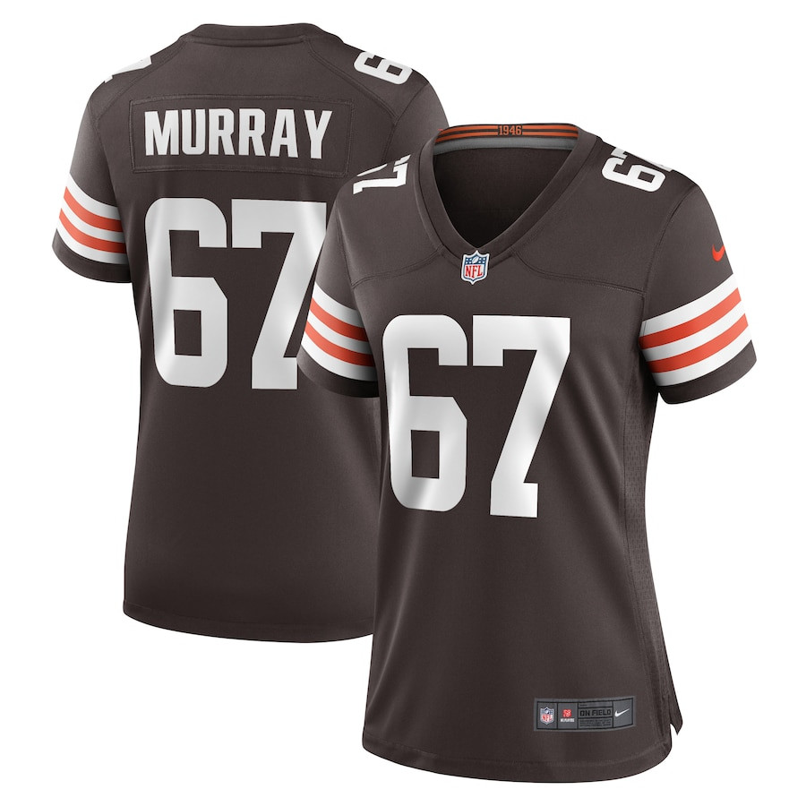 Justin Murray 67 Cleveland Browns Game Women Jersey - Brown JS7090 Saliibo