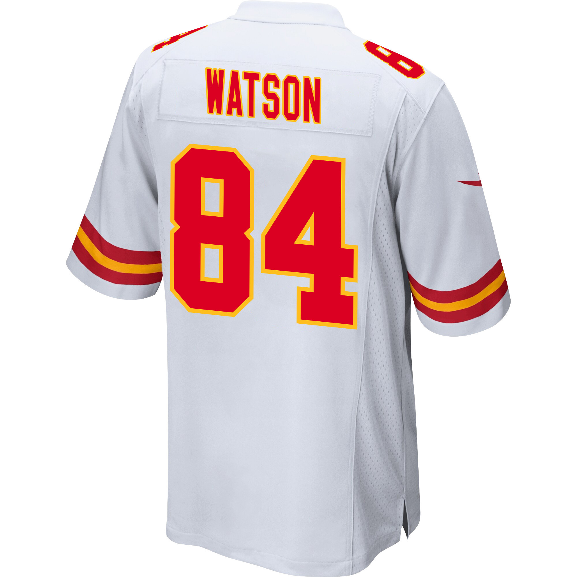 Justin Watson 84 Kansas City Chiefs Super Bowl LVIII Champions 4X Game Men Jersey - White JS9954 Saliibo - Image 3