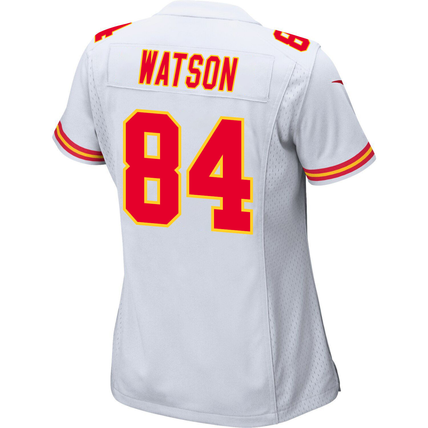 Justin Watson 84 Kansas City Chiefs Super Bowl LVIII Patch Game Women Jersey - White JS4042 Saliibo - Image 3