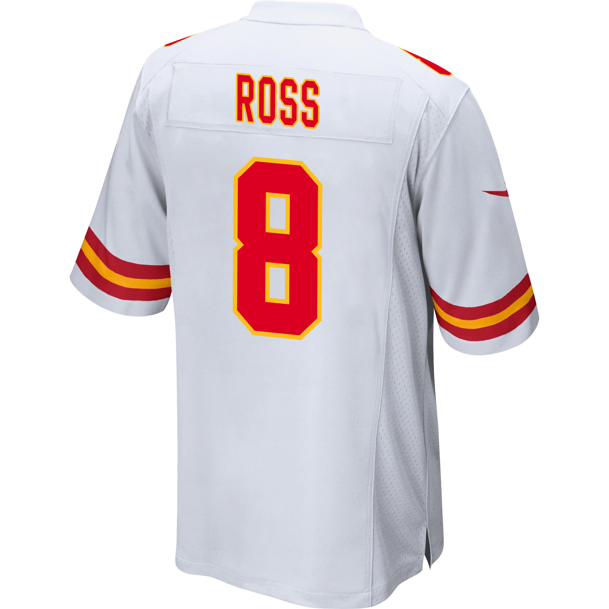 Justyn Ross 8 Kansas City Chiefs Super Bowl LVIII Champions 4X Game Men Jersey - White JS2853 Saliibo - Image 3