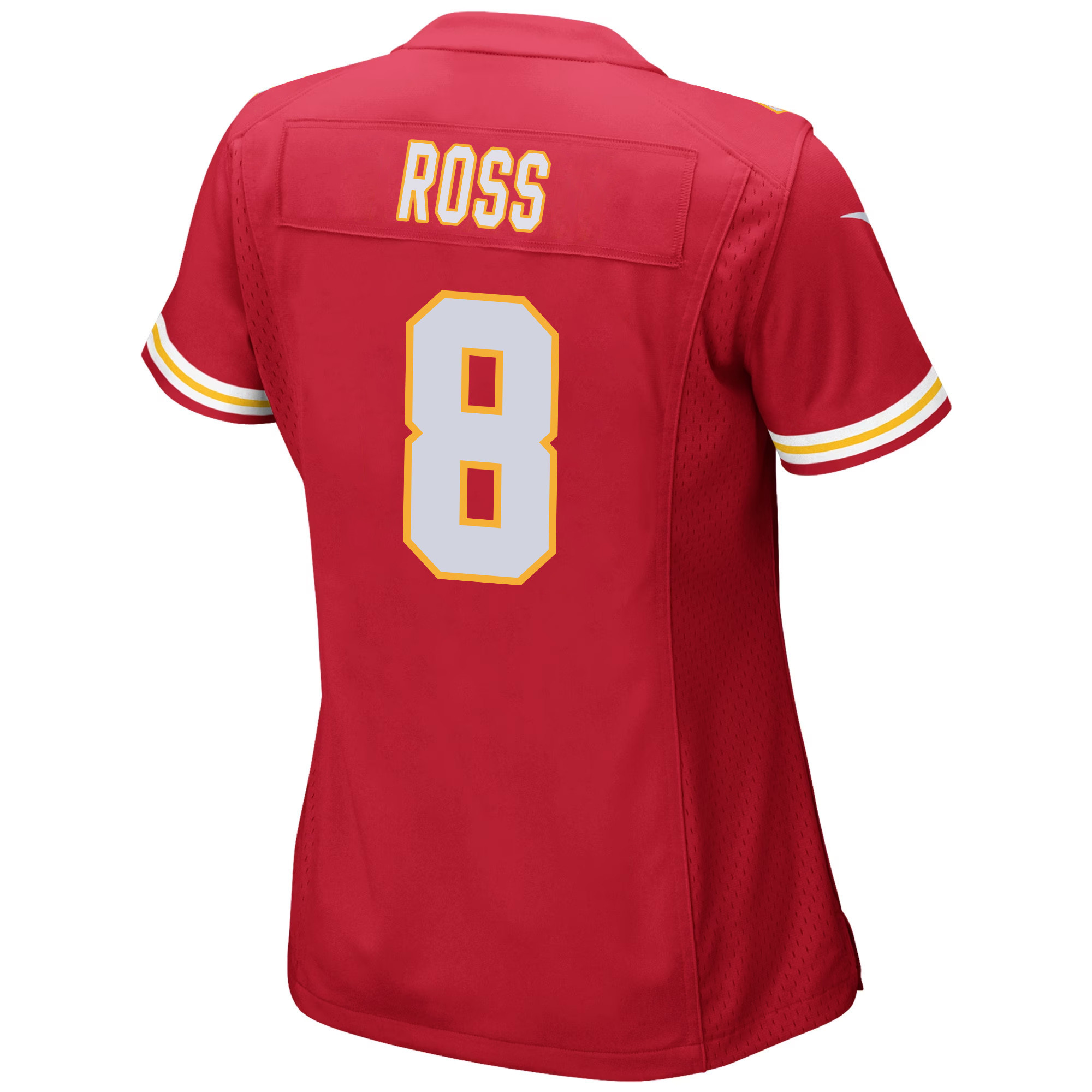 Justyn Ross 8 Kansas City Chiefs Super Bowl LVIII Patch Game Women Jersey - Red JS8352 Saliibo - Image 3