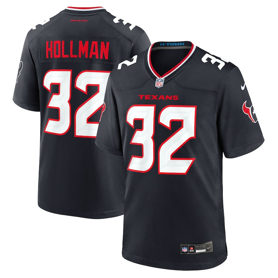 Ka'Dar Hollman 32 Houston Texans Team Game Men Jersey - Navy JS6839 Saliibo