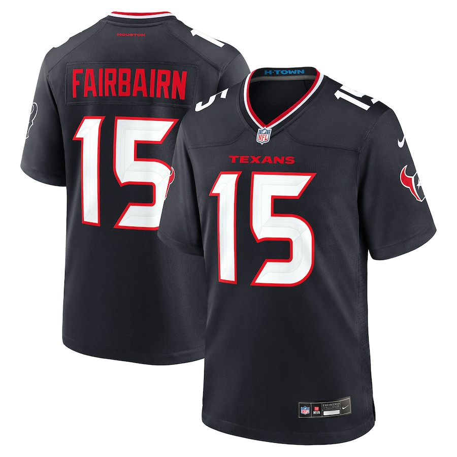 Ka'imi Fairbairn 15 Houston Texans Team Game Men Jersey - Navy JS5532 Saliibo