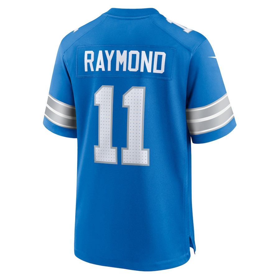 Kalif Raymond 11 Detroit Lions Team Game Men Jersey - Blue JS4264 Saliibo - Image 3
