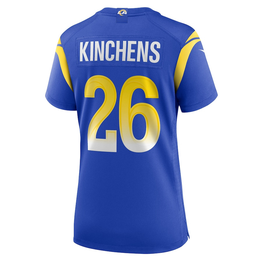 Kamren Kinchens 26 Los Angeles Rams Game Women Jersey - Royal JS6965 Saliibo - Image 3