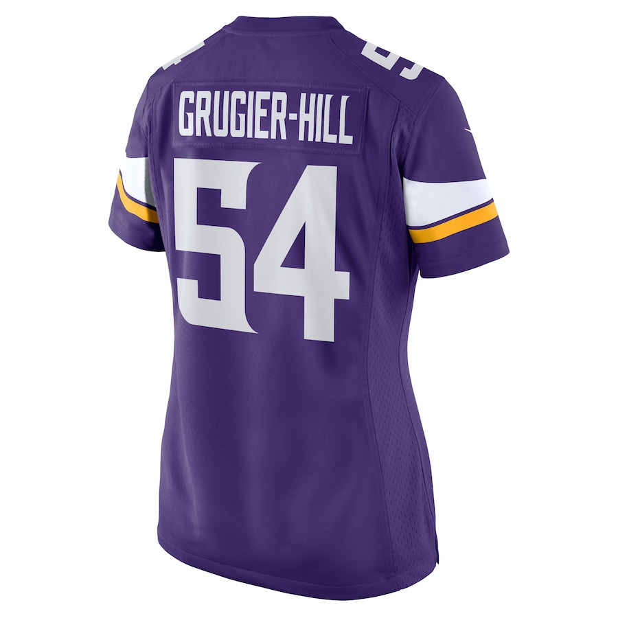 Kamu Grugier-Hill 54 Minnesota Vikings Women's Game Jersey - Purple JS8634 Saliibo - Image 3