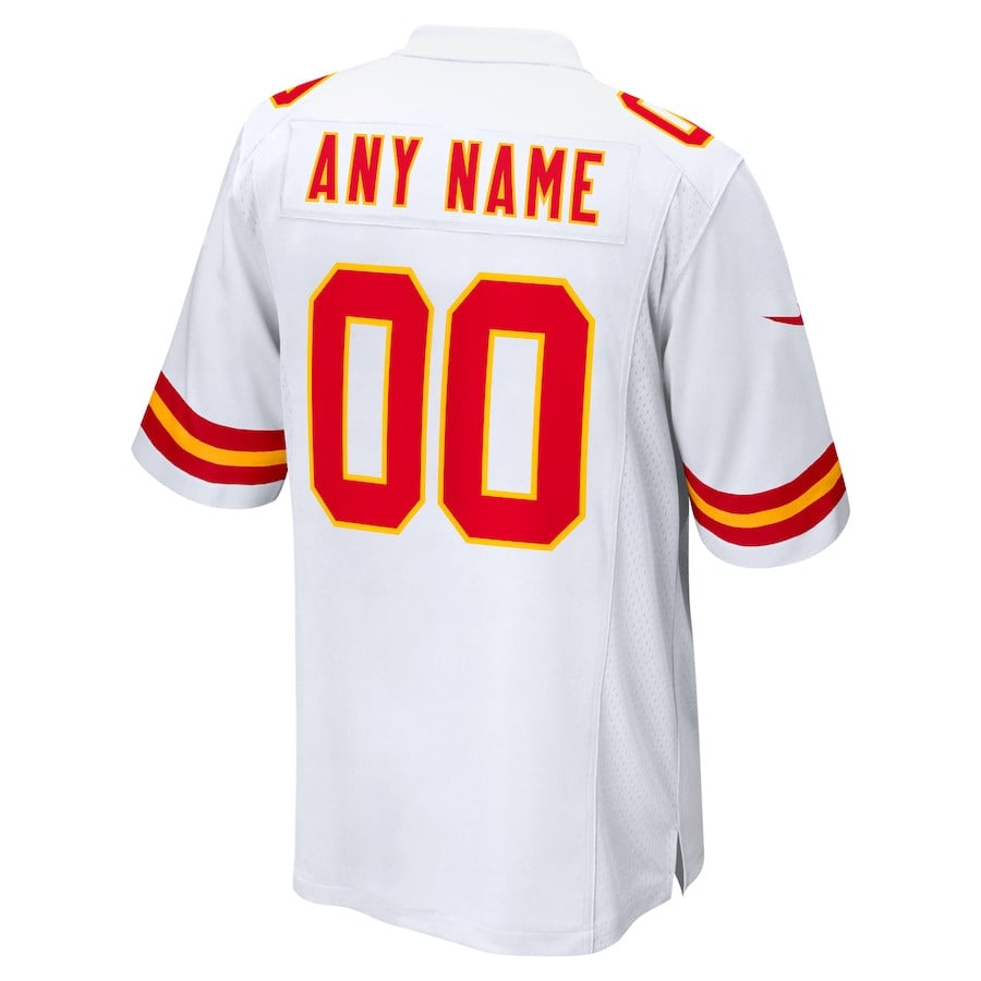 Kansas City Chiefs Super Bowl LIX Custom Men Game Jersey - White JS4208 Saliibo - Image 3