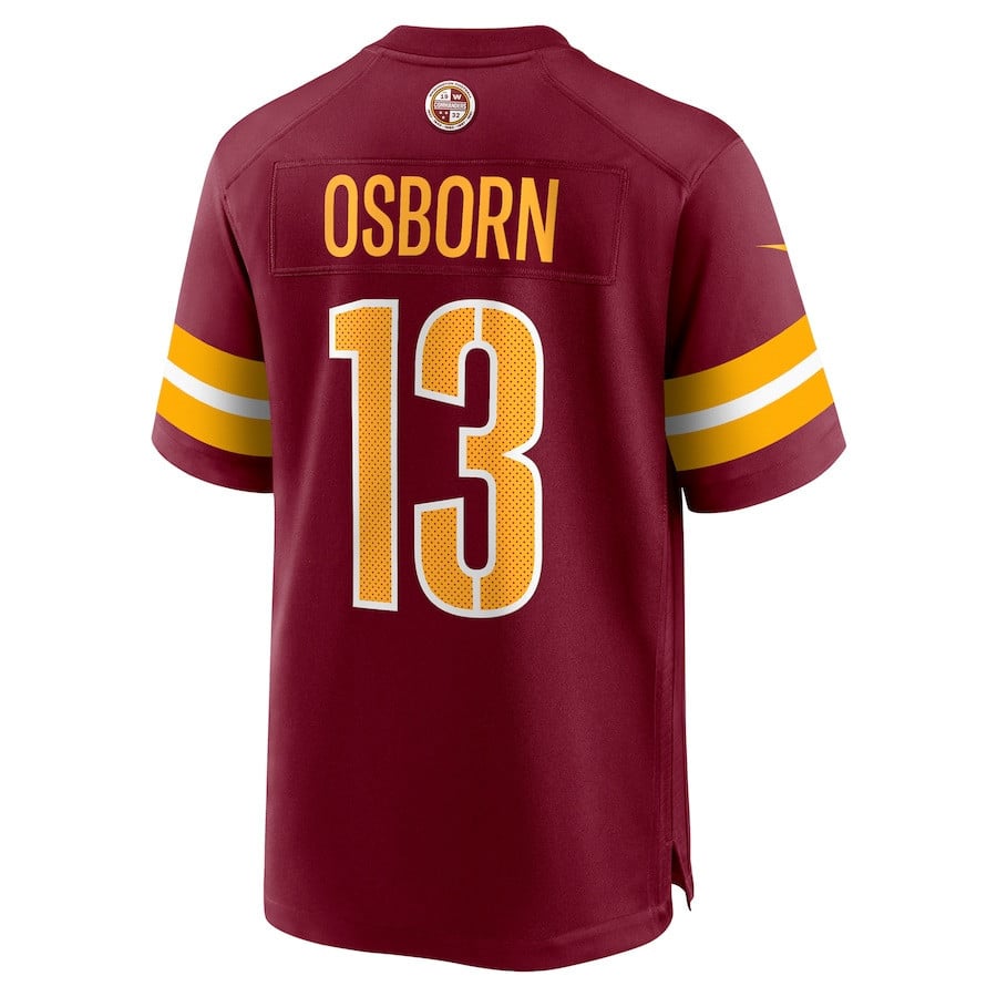 K.J. Osborn #13 Washington Commanders Super Bowl LIX Jersey - Men's - Burgundy JS6591 Saliibo - Image 3
