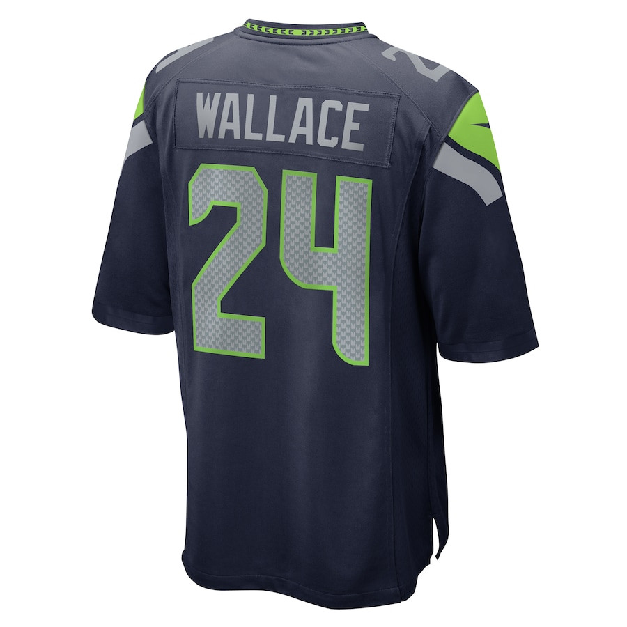 K'Von Wallace 24 Seattle Seahawks Game Men Jersey - College Navy JS2334 Saliibo - Image 3