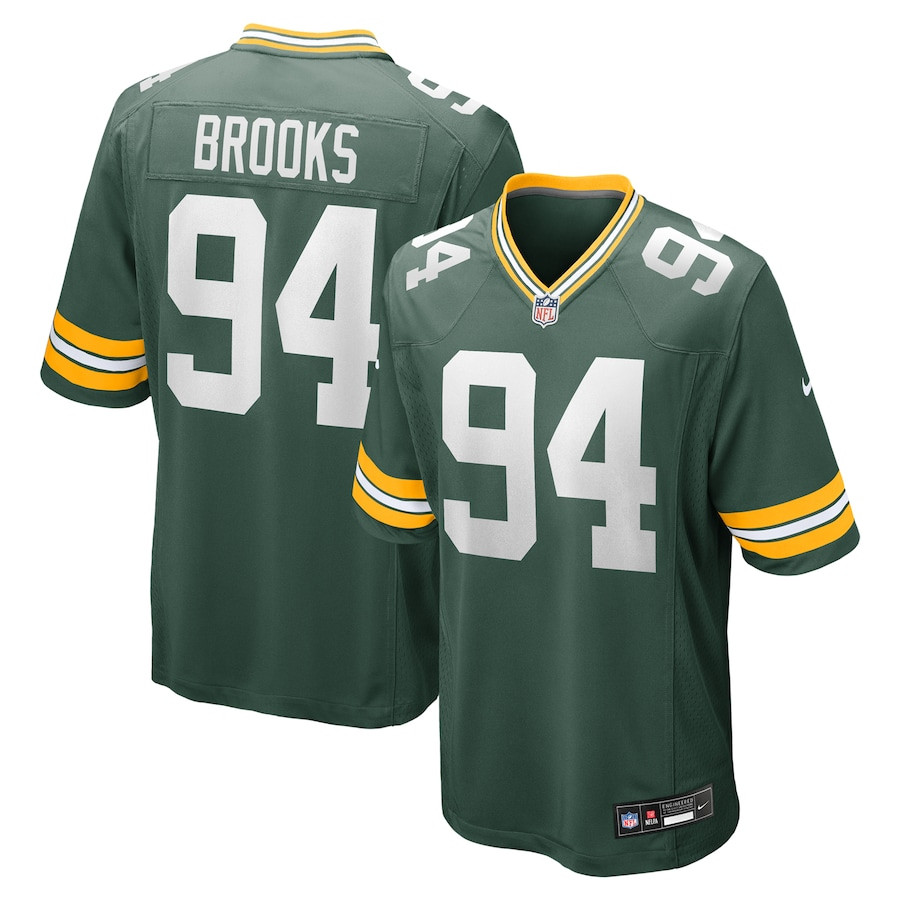 Karl Brooks 94 Green Bay Packers Game Men Jersey - Green JS8222 Saliibo