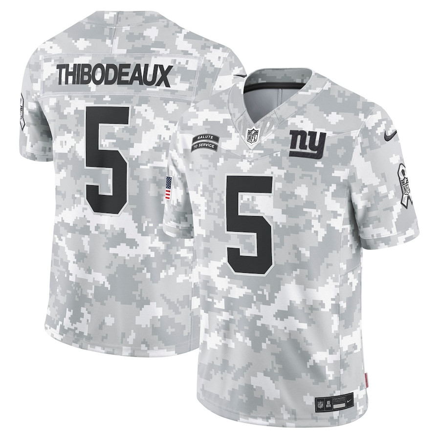 Kayvon Thibodeaux 5 New York Giants 2024 Salute to Service Limited Men Jersey - Arctic Camo JS5437 Saliibo