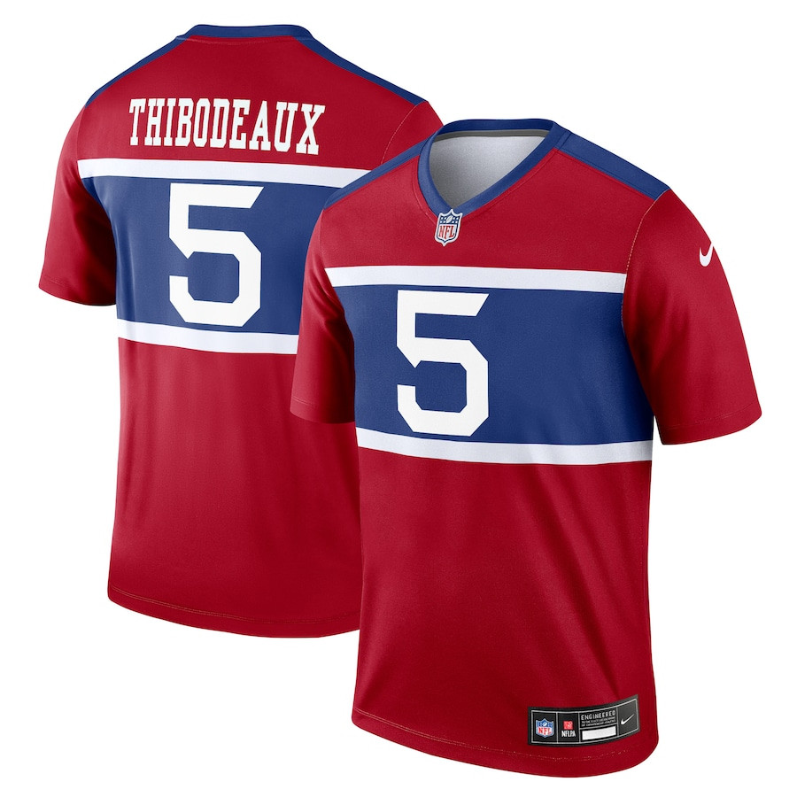 Kayvon Thibodeaux 5 New York Giants Alternate Legend Player Men Jersey - Century Red JS5006 Saliibo