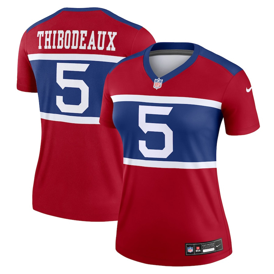 Kayvon Thibodeaux 5 New York Giants Women's Alternate Legend Player Jersey - Century Red JS7201 Saliibo