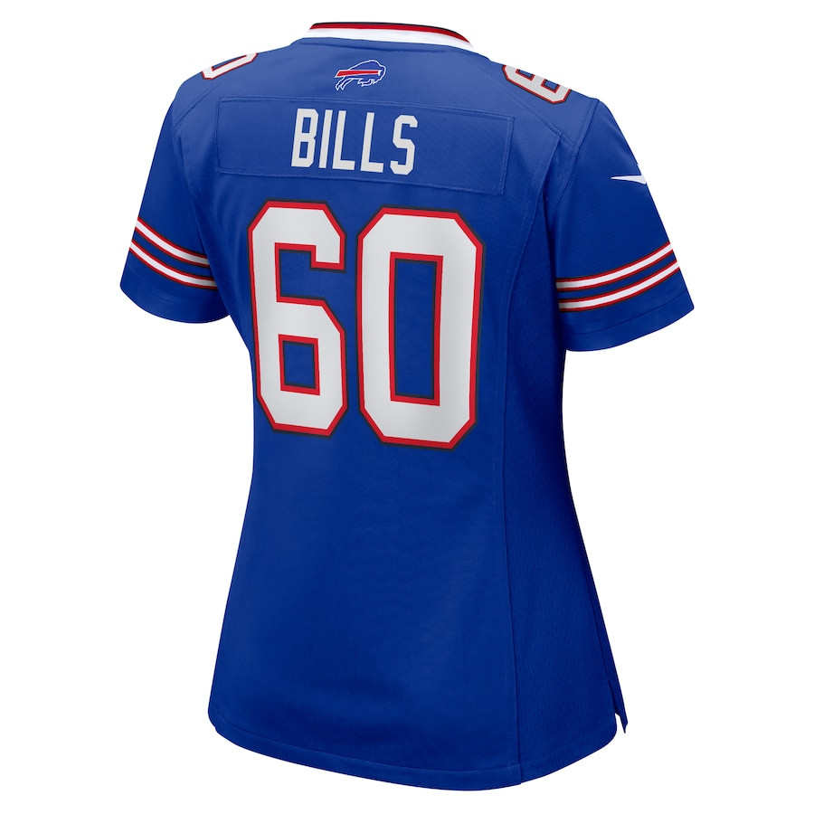 Keaton Bills 60 Buffalo Bills Women's Game Jersey - Royal JS5094 Saliibo - Image 3
