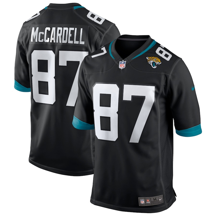 Keenan McCardell 87 Jacksonville Jaguars Men Game Retired Jersey - Black JS6665 Saliibo