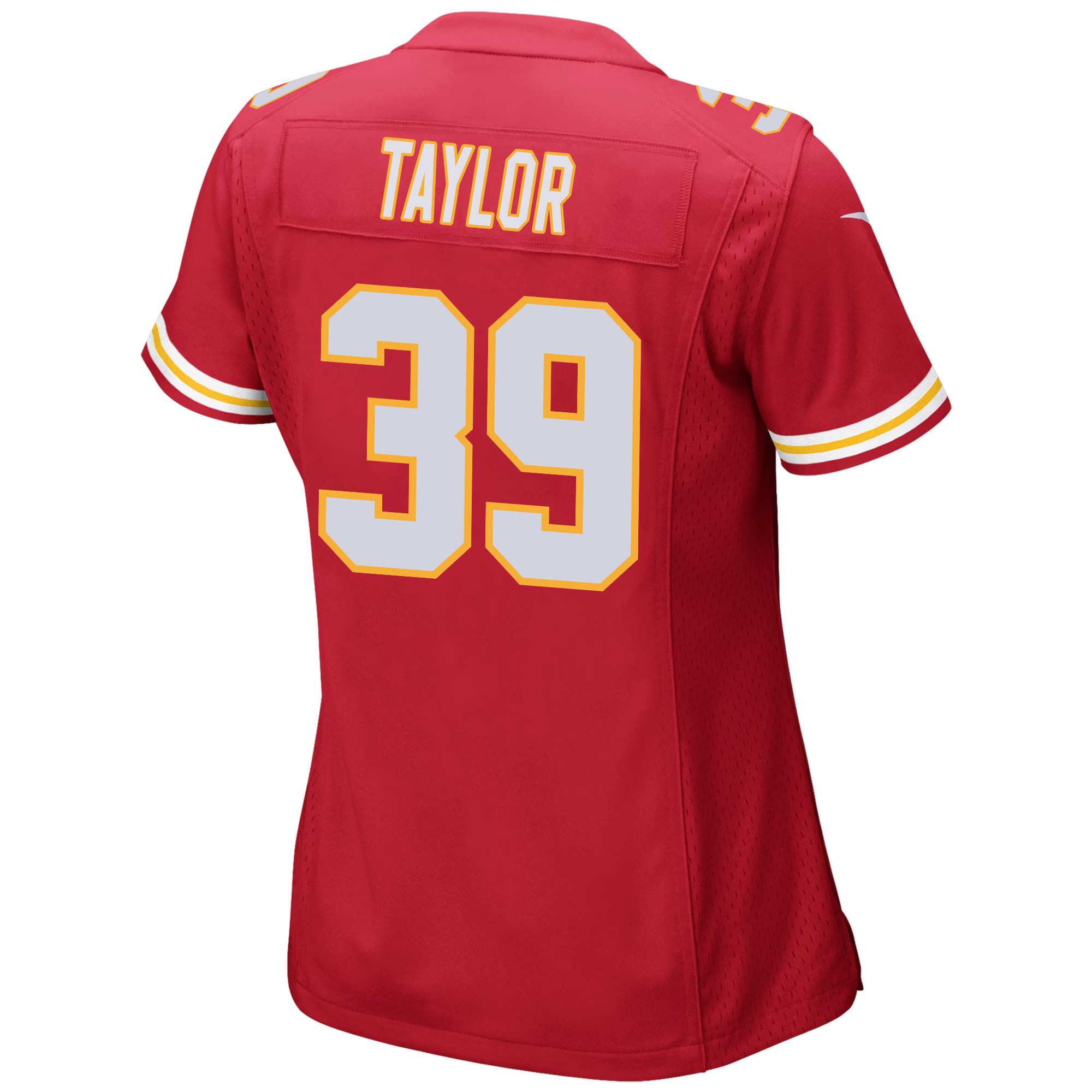 Keith Taylor 39 Kansas City Chiefs Super Bowl LVIII Champions 4X Game Women Jersey - Red JS5435 Saliibo - Image 3
