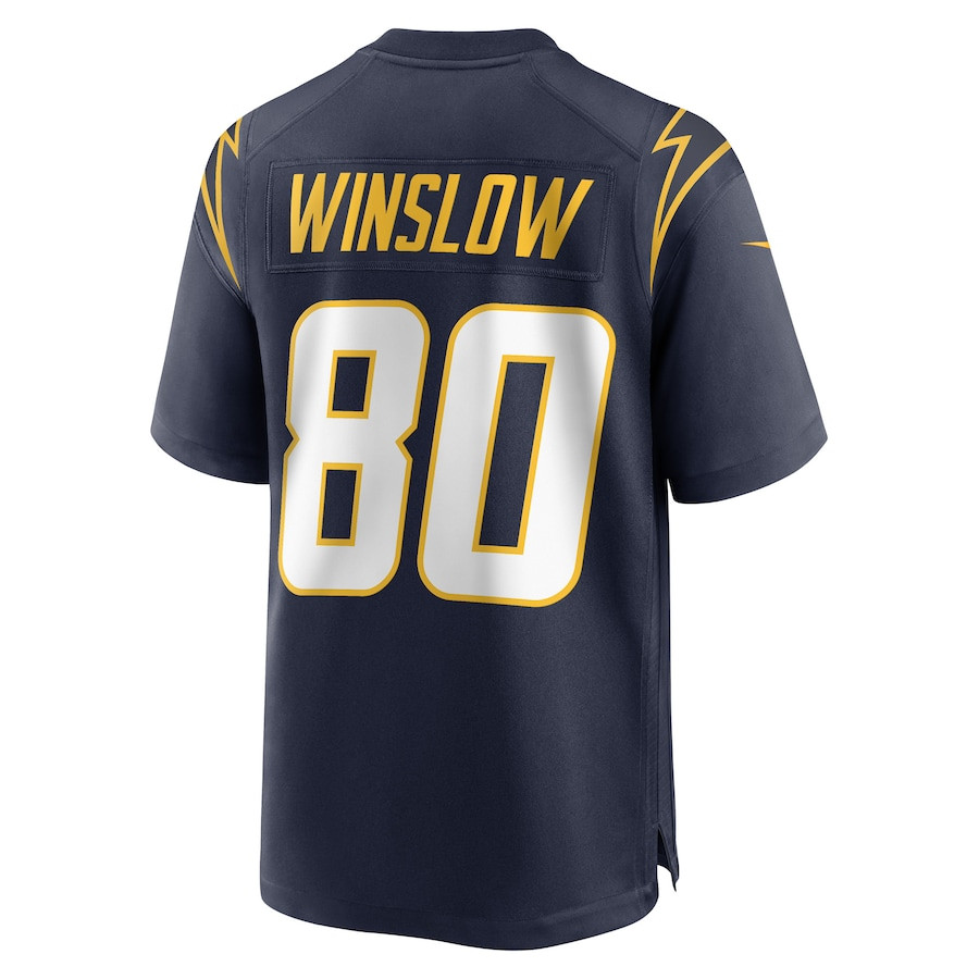 Kellen Winslow 80 Los Angeles Chargers Men Retired Jersey - Navy JS6106 Saliibo - Image 3